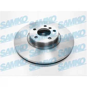 Jeu de 2 disques de frein avant SAMKO B2040V pour BMW X5 xDrive 48 i - 355cv