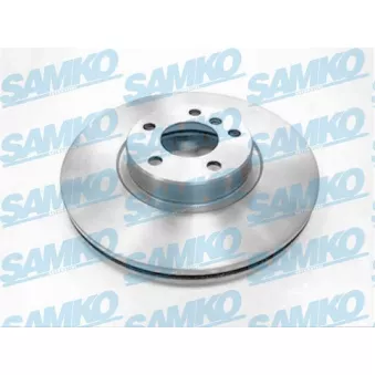 Jeu de 2 disques de frein avant SAMKO B2040VR pour BMW X5 xDrive 48 i - 355cv