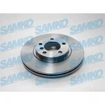 Jeu de 2 disques de frein avant SAMKO OEM 34119811538