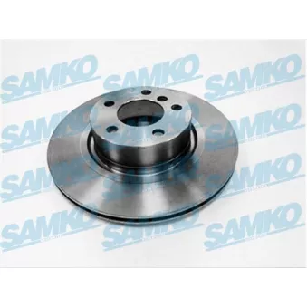 Jeu de 2 disques de frein arrière SAMKO OEM 34206790362