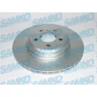 SAMKO B2098VBR - Jeu de 2 disques de frein arrière