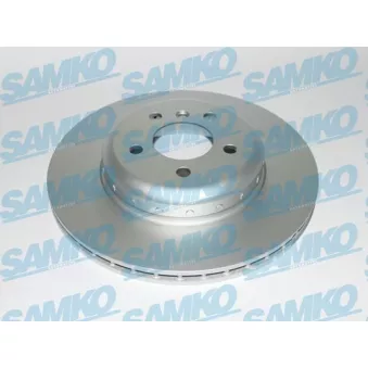 Jeu de 2 disques de frein arrière SAMKO B2098VBR pour TOYOTA LAND CRUISER 420 i - 184ch