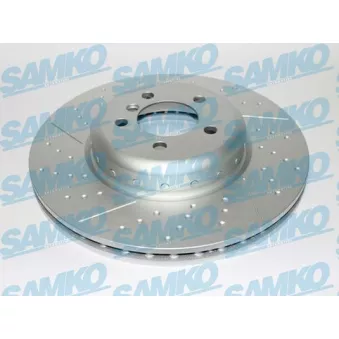 SAMKO B2103VBR - Jeu de 2 disques de frein avant