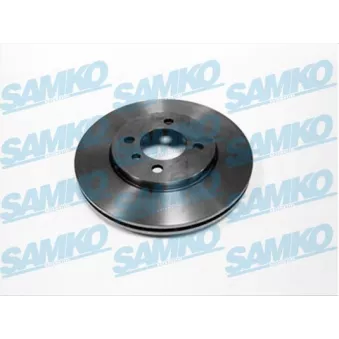 Jeu de 2 disques de frein avant SAMKO OEM 34111154749