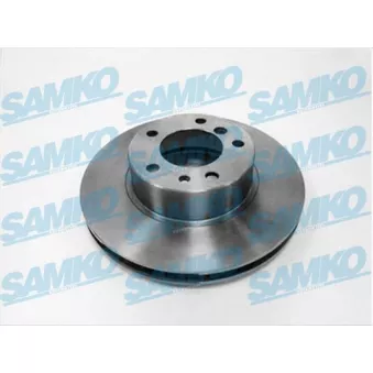 Jeu de 2 disques de frein avant SAMKO B2191V pour BMW Série 5 540 i - 286cv