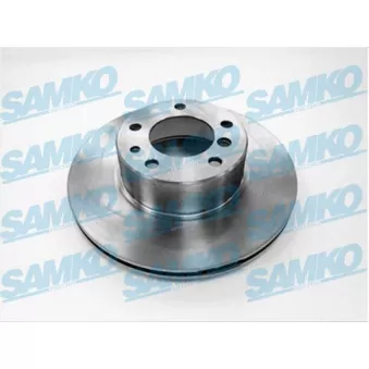 Jeu de 2 disques de frein avant SAMKO B2201V pour BMW Série 5 525 i - 192cv