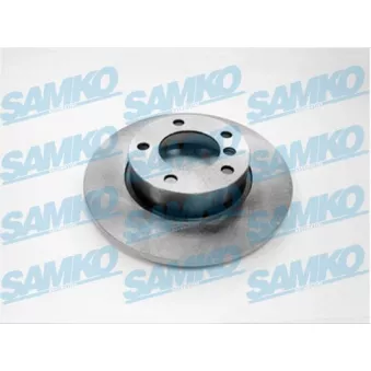 Jeu de 2 disques de frein avant SAMKO OEM 34116757751