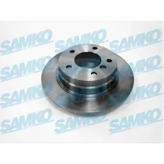 Jeu de 2 disques de frein arrière SAMKO B2371P pour BMW Série 3 325 i - 192cv