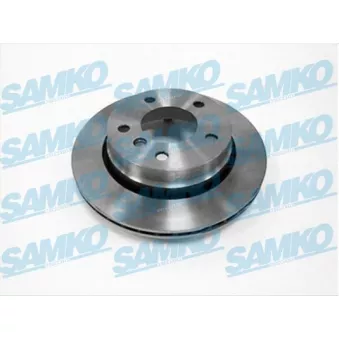 Jeu de 2 disques de frein arrière SAMKO B2431V pour BMW Série 3 318 td - 115cv