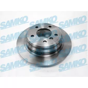Jeu de 2 disques de frein arrière SAMKO B2451P pour BMW Série 5 525 tds - 143cv