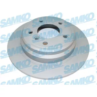 Jeu de 2 disques de frein arrière SAMKO B2451PR pour BMW Série 5 525 tds - 143cv