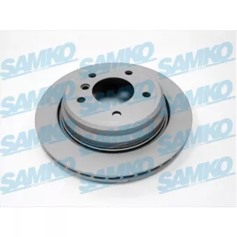 Jeu de 2 disques de frein arrière SAMKO B2461VR pour BMW Série 5 535 i - 245cv