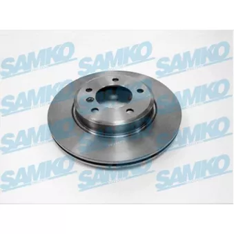Jeu de 2 disques de frein avant SAMKO OEM 34116766224