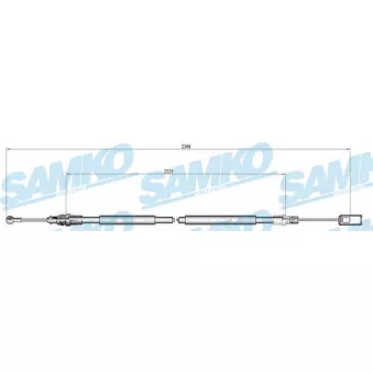 Tirette à câble, frein de stationnement SAMKO OEM 4745t8