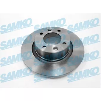 Jeu de 2 disques de frein arrière SAMKO C1002P pour CITROEN C5 3.0 V6 - 207cv