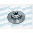 Jeu de 2 disques de frein arrière SAMKO [C1016P]