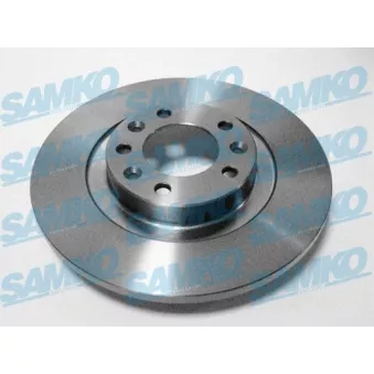 Jeu de 2 disques de frein arrière SAMKO C1023P pour PEUGEOT 508 Hybrid - 224cv