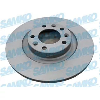 Jeu de 2 disques de frein arrière SAMKO C1023PR pour PEUGEOT 508 1.5 BlueHDI 130 - 131cv