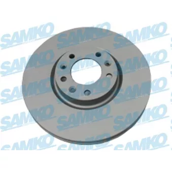 Jeu de 2 disques de frein avant SAMKO C1027VR pour OPEL ASTRA 1,5 Turbo D - 131cv