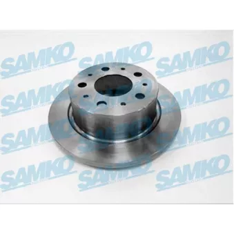 Jeu de 2 disques de frein arrière SAMKO OEM 1607880680