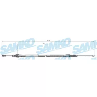 SAMKO C1075B - Tirette à câble, frein de stationnement