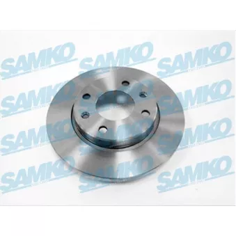 Jeu de 2 disques de frein avant SAMKO C1341P pour PEUGEOT 206 1.4 HDI eco 70 - 68cv