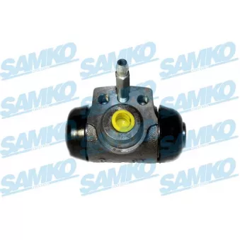 Cylindre de roue SAMKO C19849 pour SKODA FAVORIT 1.3 - 68cv