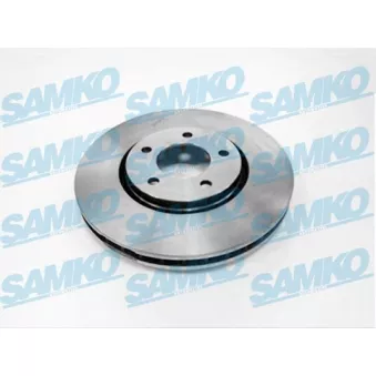 Jeu de 2 disques de frein avant SAMKO C3002V pour CHRYSLER VOYAGER 3.8 - 218cv