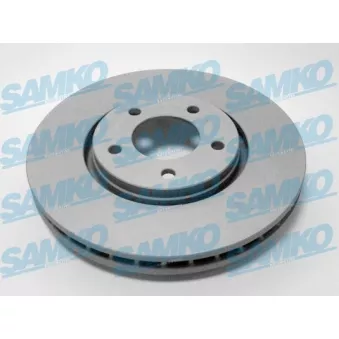 Jeu de 2 disques de frein avant SAMKO C3002VR pour CHRYSLER VOYAGER 3.8 - 218cv