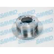 SAMKO D1331P - Jeu de 2 disques de frein arrière