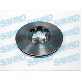 Jeu de 2 disques de frein avant SAMKO F1002V pour FORD TRANSIT 2.0 DI - 86cv