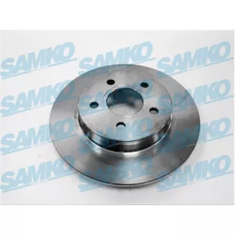 Jeu de 2 disques de frein arrière SAMKO OEM 30769113