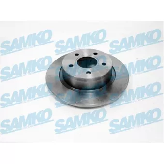 Jeu de 2 disques de frein arrière SAMKO F1014P pour FORD TOURNEO 1.8 16V - 116cv