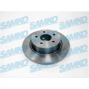 Jeu de 2 disques de frein arrière SAMKO OEM DV612A315BA