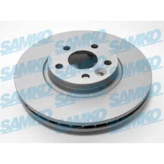 Jeu de 2 disques de frein avant SAMKO OEM 1405510