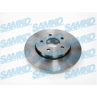 Jeu de 2 disques de frein arrière SAMKO OEM 1676983