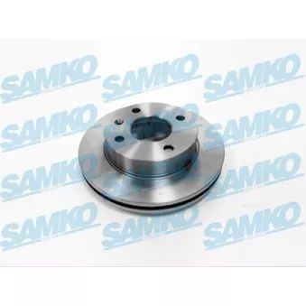Jeu de 2 disques de frein avant SAMKO OEM 1629476