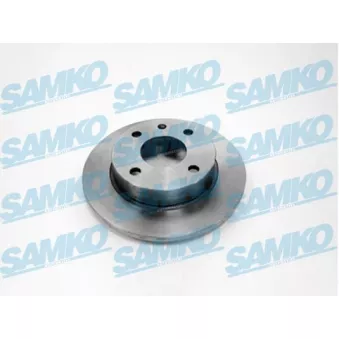 SAMKO F1281P - Jeu de 2 disques de frein avant