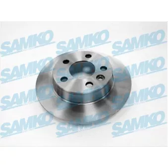 Jeu de 2 disques de frein arrière SAMKO OEM 1526694