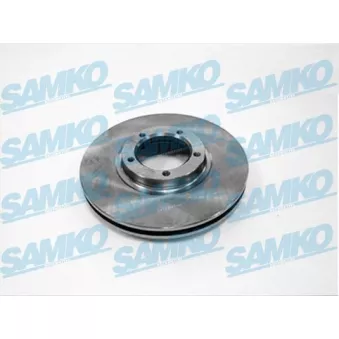 Jeu de 2 disques de frein avant SAMKO F1601V pour FORD TRANSIT 2.5 TD - 85cv