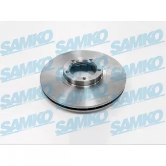 Jeu de 2 disques de frein avant SAMKO F1611V pour FORD TRANSIT 2.5 TD - 85cv