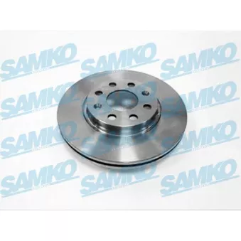 SAMKO F2000V - Jeu de 2 disques de frein avant
