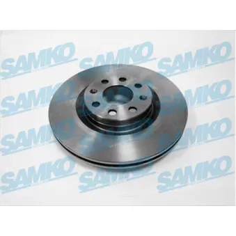 Jeu de 2 disques de frein avant SAMKO OEM 55700923