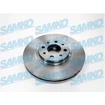 Jeu de 2 disques de frein avant SAMKO F2003V pour FIAT STILO 1.9 JTD - 136cv