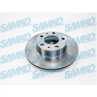 Jeu de 2 disques de frein avant SAMKO F2006V pour FIAT DUCATO 140 Natural Power 3.0 - 136cv