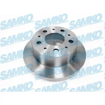 Jeu de 2 disques de frein arrière SAMKO F2015PR pour HONDA ACCORD 2.2 HDI 100 - 101cv