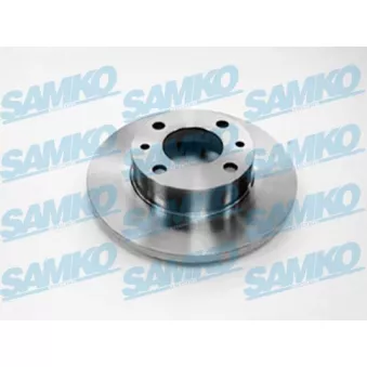 Jeu de 2 disques de frein avant SAMKO F2021P pour FIAT 127 0.9 - 45cv