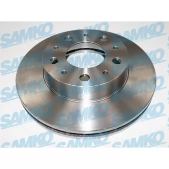 Jeu de 2 disques de frein avant SAMKO F2024V pour FIAT DUCATO 140 Natural Power 3.0 - 136cv