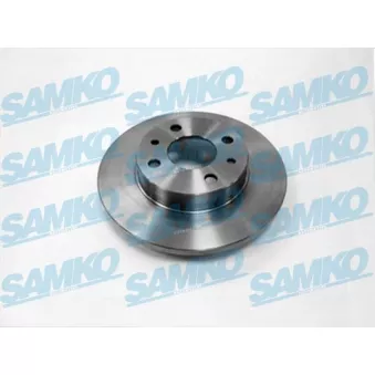 Jeu de 2 disques de frein arrière SAMKO F2081P pour MERCEDES-BENZ CLASSE E 1.8 i - 110cv