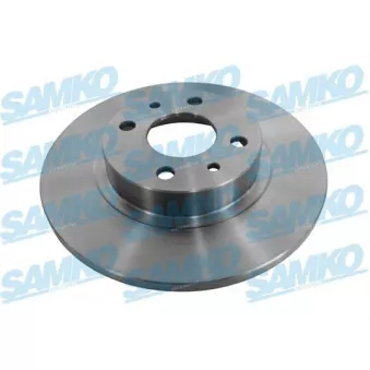 Jeu de 2 disques de frein avant SAMKO F2091P pour FIAT PUNTO 60 TD 1.7 - 63cv